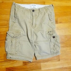 Boys Size 16 Abercrombie Cargo Khaki Shorts